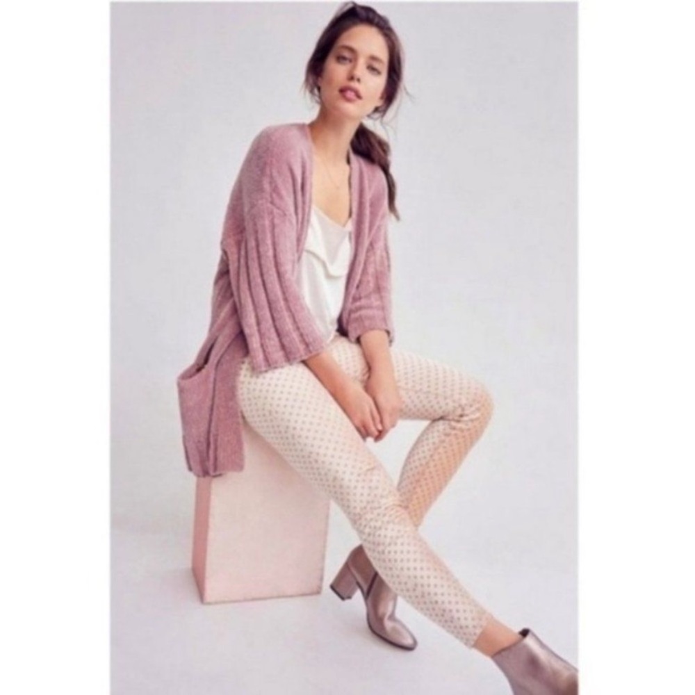 Anthro l Pilcro Polka Dot Skinny Pant‎